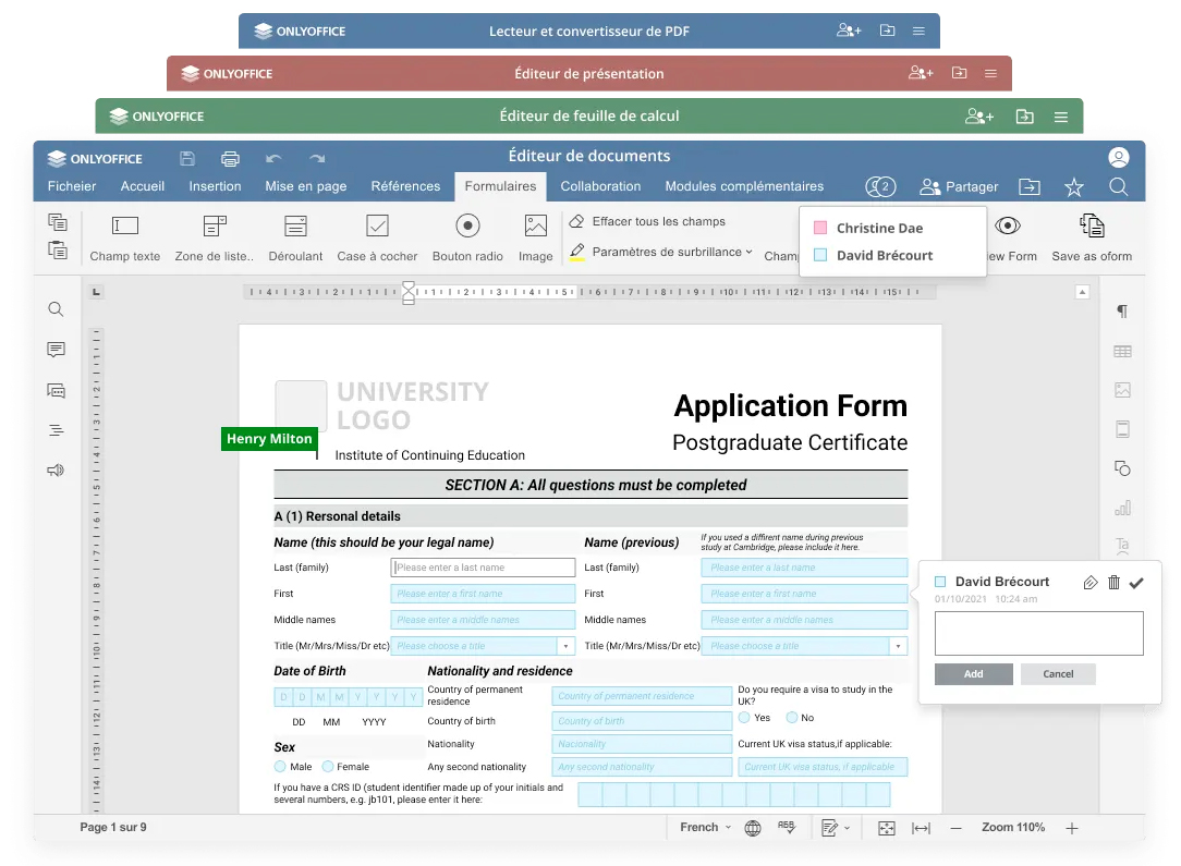 Quelles sont les nouveautés de la suite bureautique OnlyOffice Docs ...